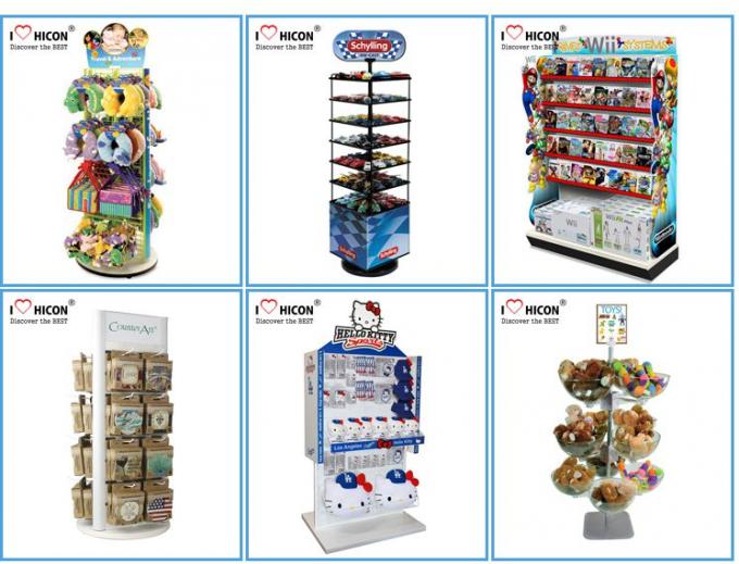 Spielzeugsladen-Anzeigen-Geschenk-Anzeigen-Ideen Lol-Puppen-Ausstellungsstand mit Metalldraht-Körben