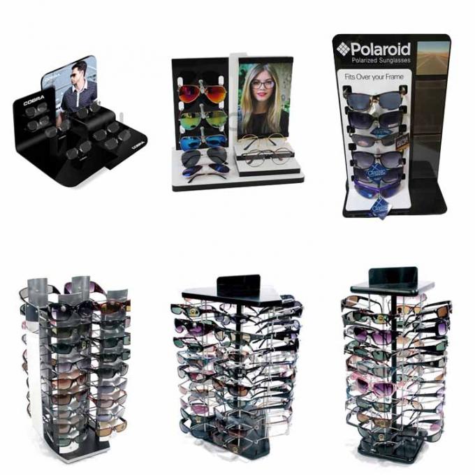 Hängender Anzeige Countertop Sunglass kundenspezifischer 2wegeyewear-optischer Ausstellungsstand